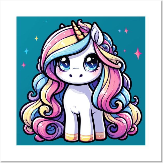 Unicorn S01 D35 Wall Art by Houerd